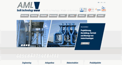 Desktop Screenshot of aml-anlagentechnik.de